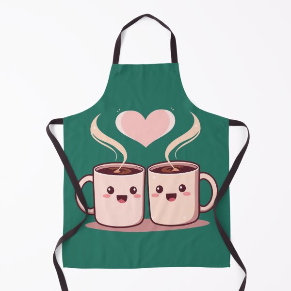 Item preview, Cute Kawaii Coffee Mugs in Love - Sweet Morning Heart designed and sold by PACS0011.