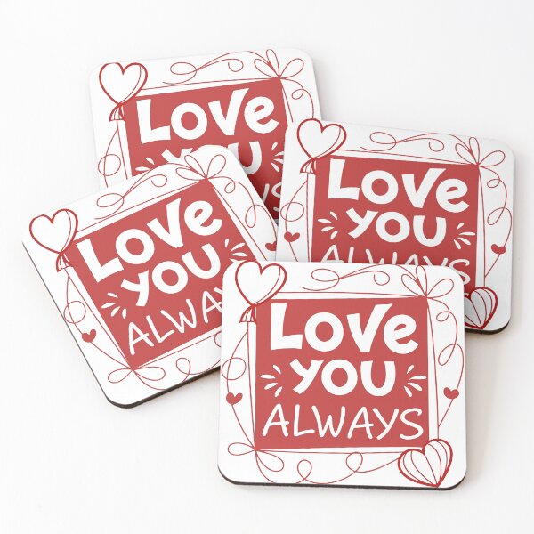Item preview, Love You Always – Timeless Valentine Love Design designed and sold by Pawcrafted.