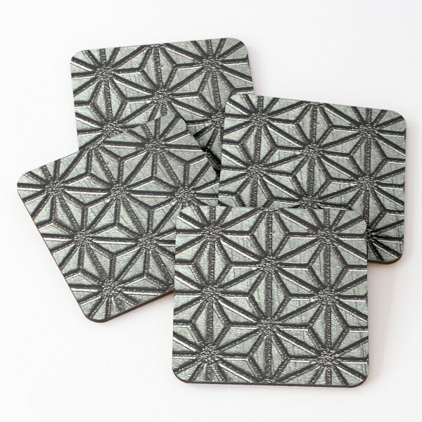 Item preview, Microscopic Metal Studies II — Asanoha Steel Microstructure designed and sold by HIKARIMi.
