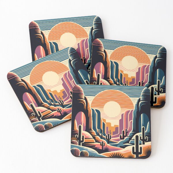 Item preview, Gradient Desert Canyon Sunset designed and sold by InkSmithery.