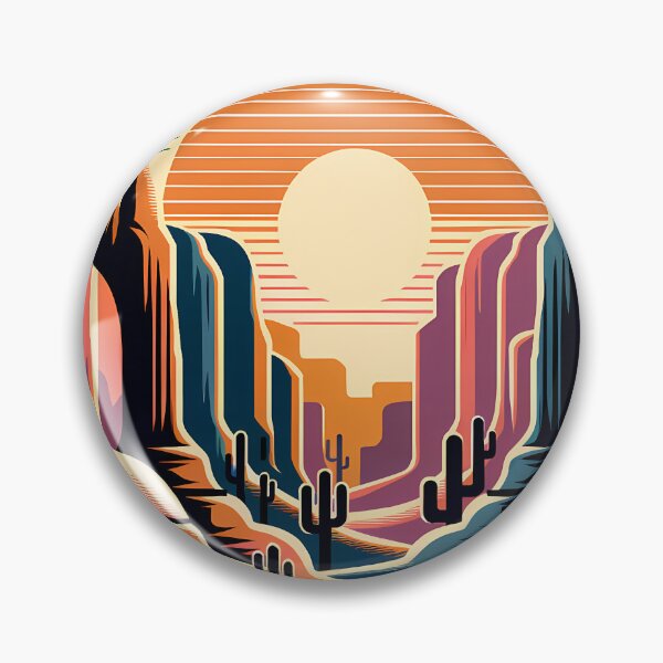 Item preview, Gradient Desert Canyon Sunset designed and sold by InkSmithery.