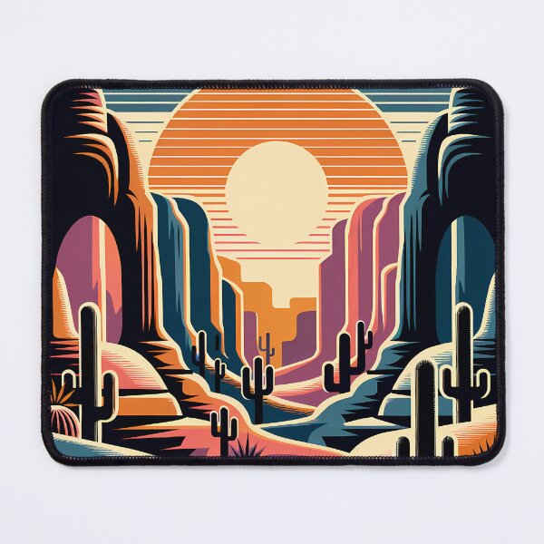 Item preview, Gradient Desert Canyon Sunset designed and sold by InkSmithery.