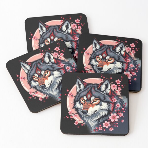 Item preview, Flower Wolf Artwork designed and sold by Planetporridge.