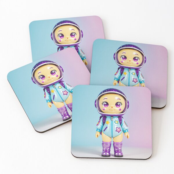 Item preview, Star Traveler Girl – Cute Space Explorer Mascot designed and sold by VelraSceneory.