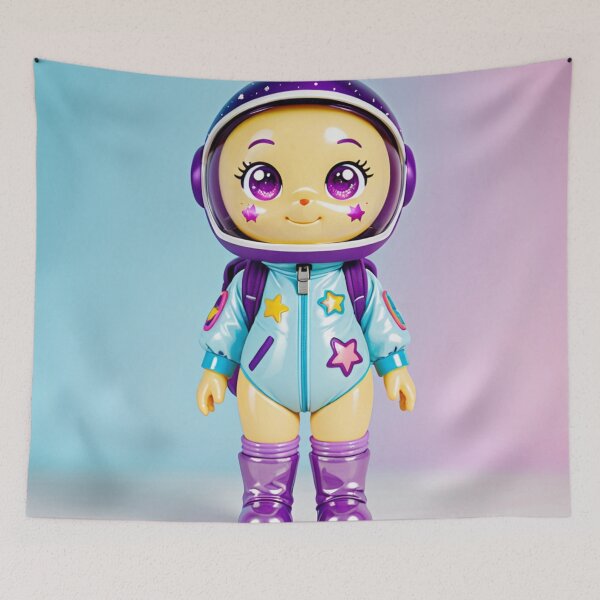Item preview, Star Traveler Girl – Cute Space Explorer Mascot designed and sold by VelraSceneory.