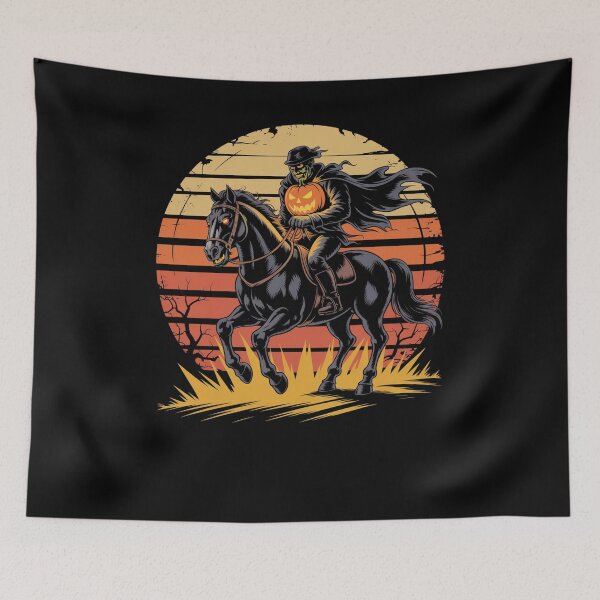 Item preview, Headless Horseman Retro Sunset Ride designed and sold by flagylART.
