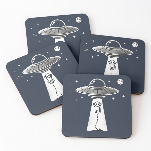 Item preview, Cute Alien with UFO designed and sold by Planetporridge.