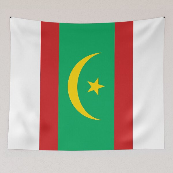 Item preview, Vertical Mauritania Flag Design designed and sold by NTGUILTY.