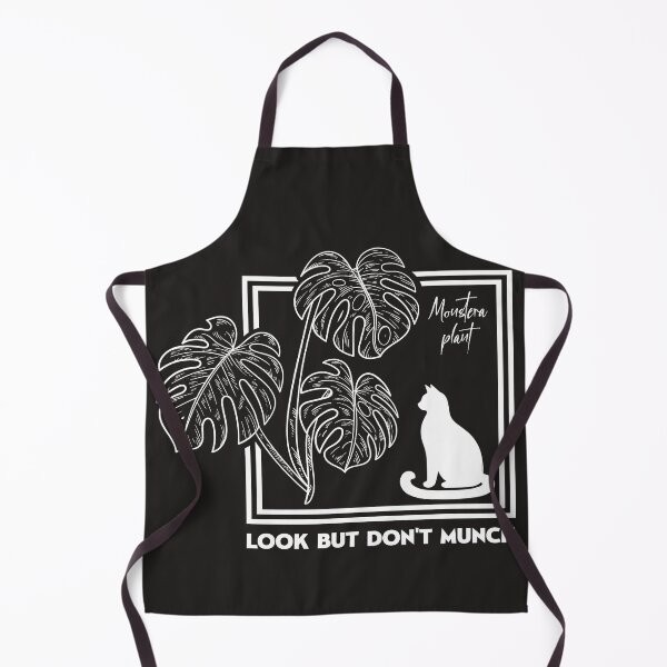 Item preview, Look But Dont Munch Monstera Cat Safety designed and sold by SP Motif.