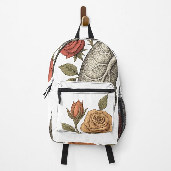 Item preview, Lungs and Roses designed and sold by Floral Anatomy .