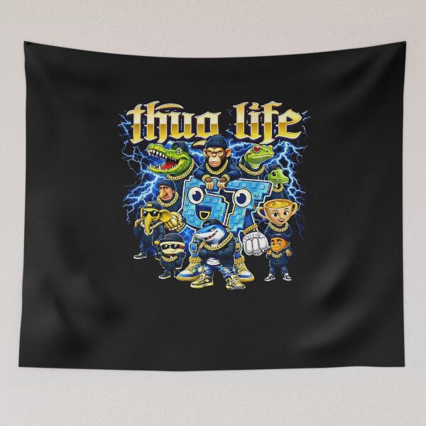 Item preview, Six Seven Thug Life Italian Brainrot 67 Gangster Squad Meme Birthday Boys Gift For Boy Kids designed and sold by ArmyAbodo.