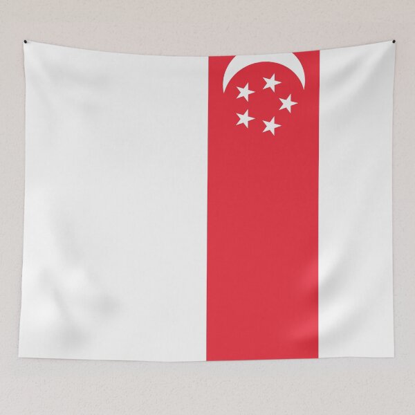 Item preview, Vertical Singapore Flag Design designed and sold by NTGUILTY.