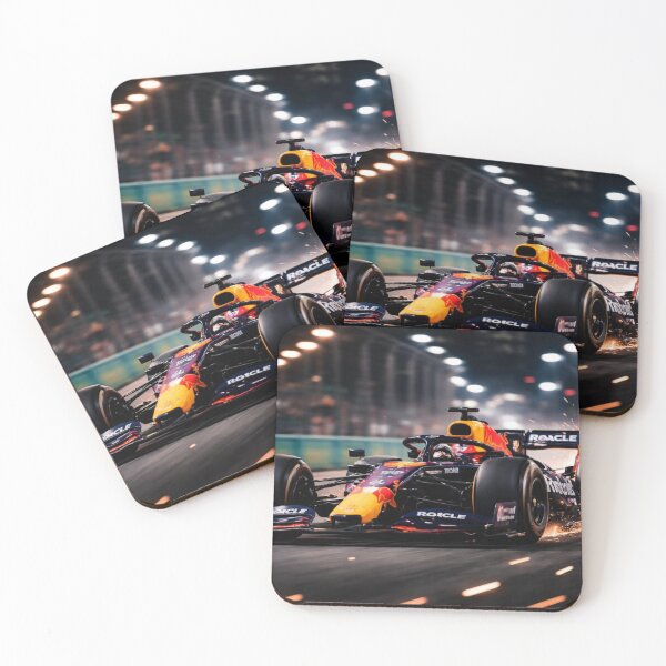 Item preview, Red Bull F1 Night Speed on a Racing Track designed and sold by JuViRo.