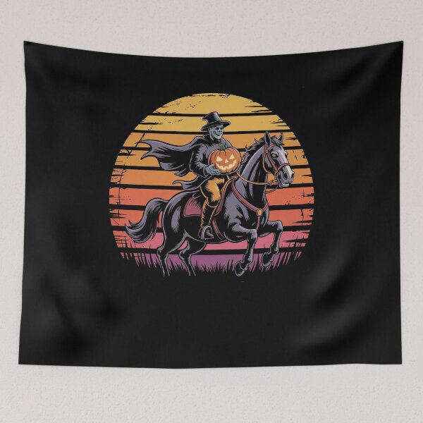 Item preview, Headless Horseman Retro Sunset Ride designed and sold by flagylART.