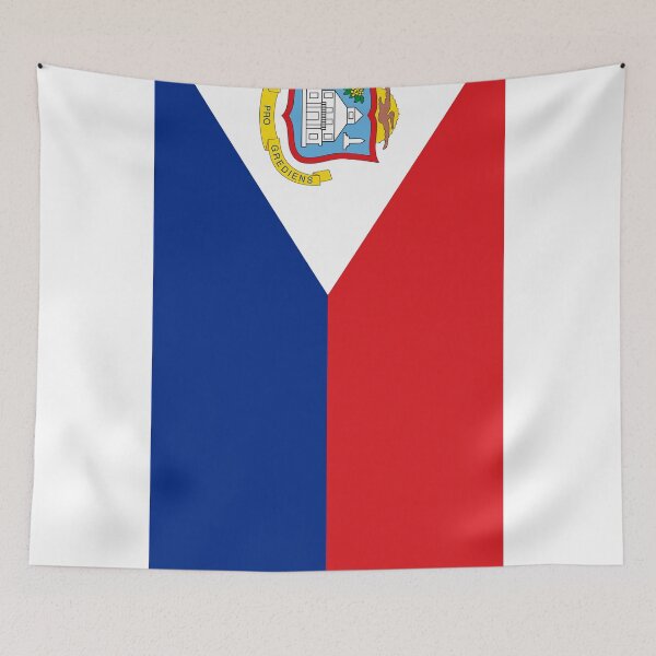 Item preview, Vertical Sint Maarten Flag Design designed and sold by NTGUILTY.