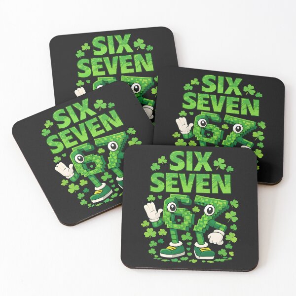 Item preview, Six Seven St Patricks Day Italian Brainrot 67 Lucky Green Shamrock Meme Birthday Boys Gift For Boy Kids designed and sold by ArmyAbodo.