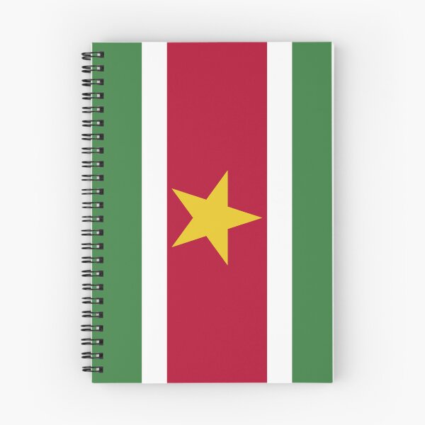 Aperçu de l'œuvre Modèle de drapeau vertical du Suriname créée et vendue par NTGUILTY.