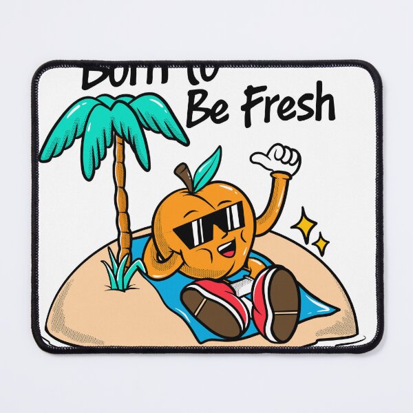 Item preview, Mascot orange groovy cartoon character illustration designed and sold by sanwr.