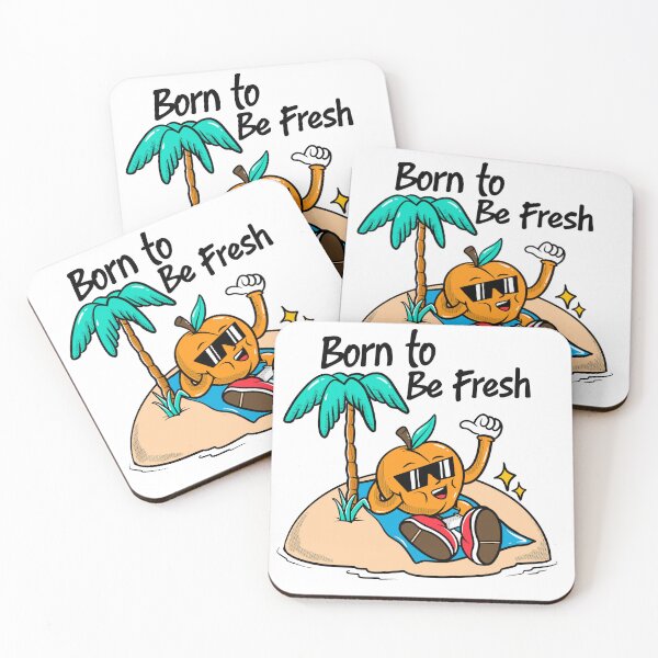 Item preview, Mascot orange groovy cartoon character illustration designed and sold by sanwr.