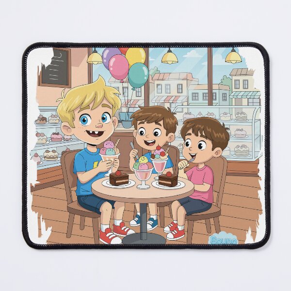 Item preview, Bouno’s Sweet Treat - Ice Cream Party with Friends designed and sold by BounoWorld.