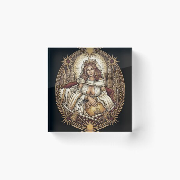 Item preview, Gwynevere Radiant Goddess Dark Fantasy Portrait designed and sold by Senpaiwaves.