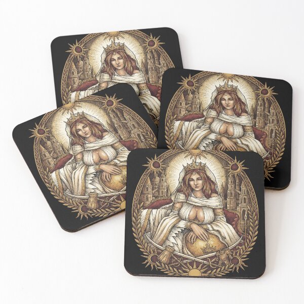 Item preview, Gwynevere Radiant Goddess Dark Fantasy Portrait designed and sold by Senpaiwaves.