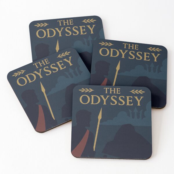 Item preview, The Odyssey Minimalist Literature Poster designed and sold by Retr0Tshirts.