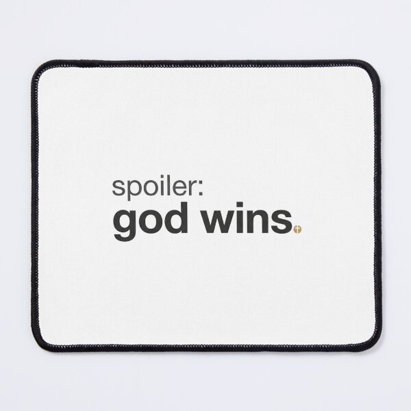 Item preview, spoiler: god wins designed and sold by rockyRG.