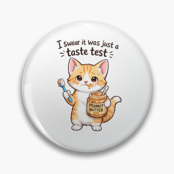 Item preview, Funny Cute Kitten Peanut Butter Taste Test Design designed and sold by mdimac.