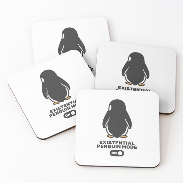 Item preview, Nihilistic Penguin | Existential Mode | Trending Meme | Viral Penguin | But Why | designed and sold by This & That Guild.