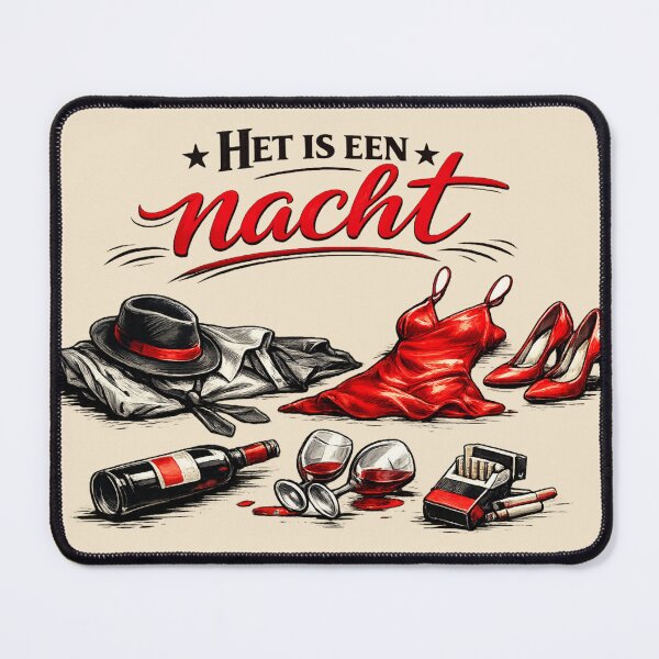 Item preview, Het is een Nacht – Retro Geïnspireerde Vector Illustratie designed and sold by Cleora Art .
