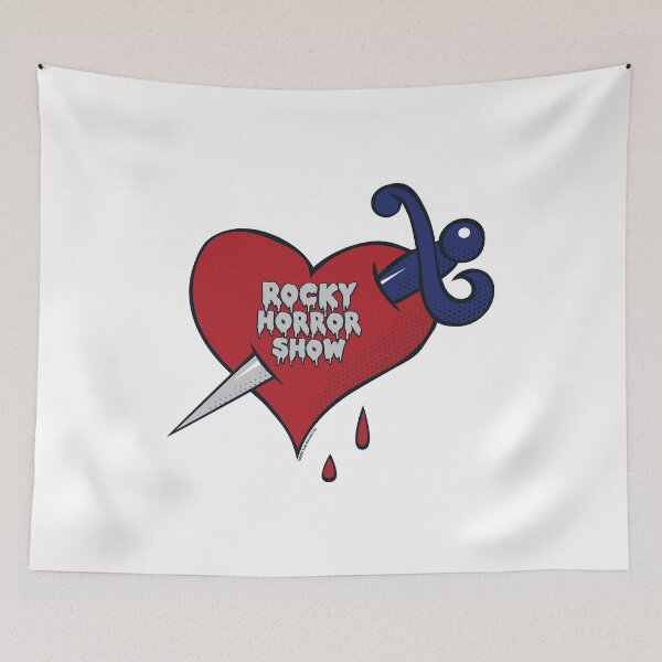 Item preview, Rocky Horror Show Bleeding Heart Logo Tattoo designed and sold by All-And-Every.