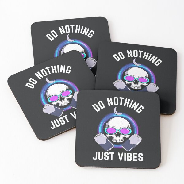 Item preview, Do Nothing Just Vibes Skull Design designed and sold by Taans-Creation.