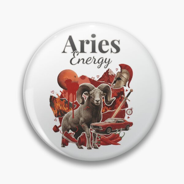 Item preview, Aries Energy Zodiac Y2K Collage I designed and sold by Lemon Pepper.