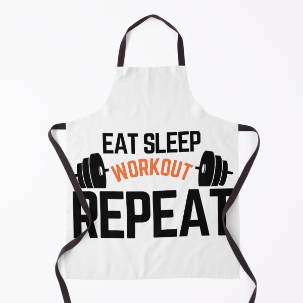Item preview, Eat Sleep Workout Repeat | Gym Fitness Motivation Shirt & Activewear designed and sold by Teetreasure2.