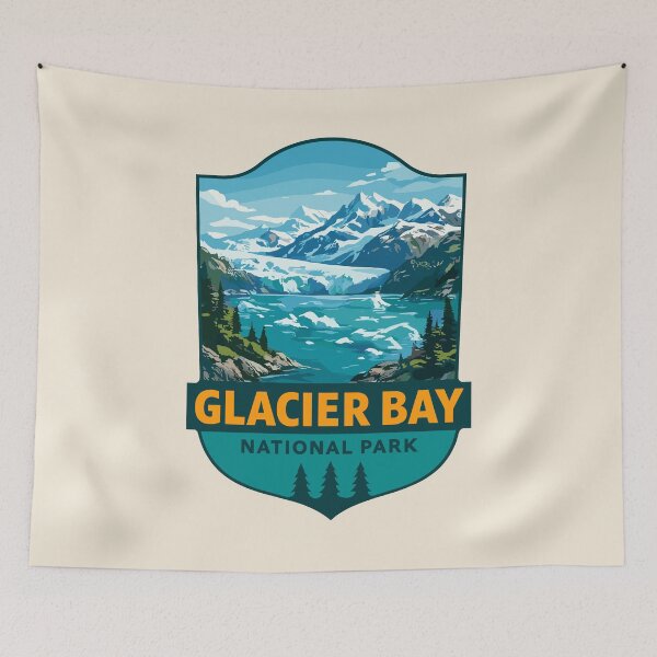 Item preview, Glacier Bay National Park Alaska Sticker designed and sold by Gideon Emmerich.