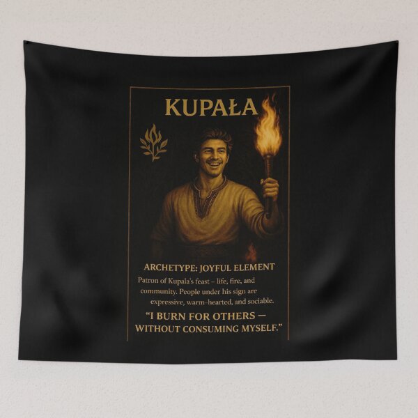 Item preview, Kupała - The Element of Joy Slavic Zodiac (June 8 - June 30) designed and sold by Myth-LegendArt.