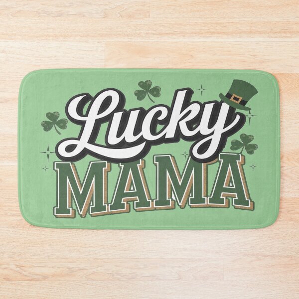 Item preview, Lucky Mama – Shamrock Sparkle Style for the Whole Family designed and sold by Rajasekar.