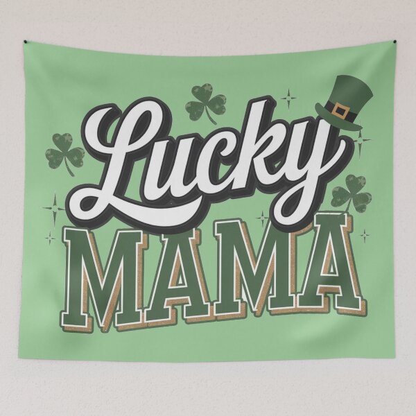 Item preview, Lucky Mama – Shamrock Sparkle Style for the Whole Family designed and sold by Rajasekar.