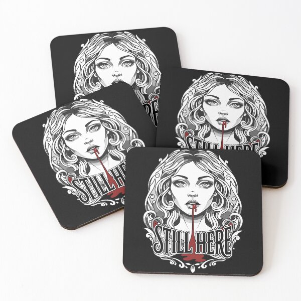 Item preview, Still Here| Neo-Traditional Gothic Portrait designed and sold by Evaevonechi.