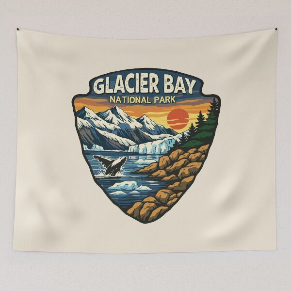 Item preview, Glacier Bay National Park Alaska Sticker designed and sold by Gideon Emmerich.