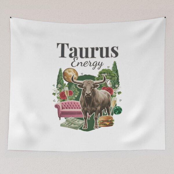 Item preview, Taurus Energy Zodiac Y2K Collage I designed and sold by Lemon Pepper.