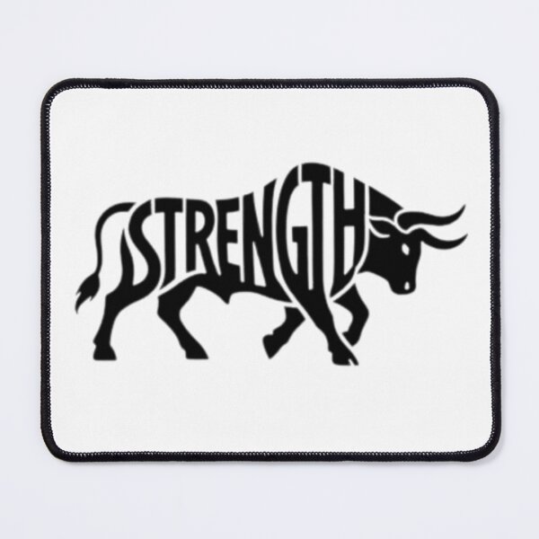 Item preview, Powerful Bull – Geometric Illustration / Symbolic Animal designed and sold by Wawan35200.