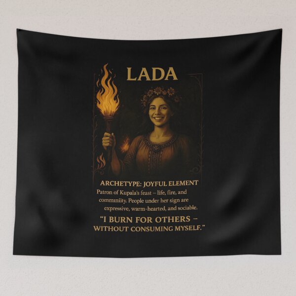 Item preview, Łada - The Element of Joy, Slavic Zodiac (June 8 - June 30) designed and sold by Myth-LegendArt.