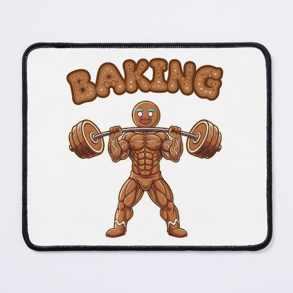 Item preview, Baking Gingerbread Man Cookies Gym  designed and sold by Shop_Bagniak.