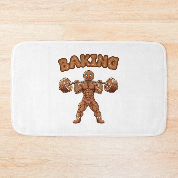 Item preview, Baking Gingerbread Man Cookies Gym  designed and sold by Shop_Bagniak.