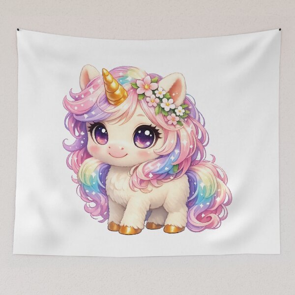 Item preview, Sparkle & Shine: Cute Rainbow Baby Unicorn – Magical Fantasy Art designed and sold by kadryshop.