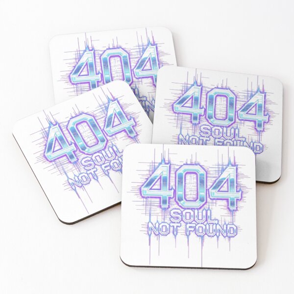 Item preview, 404 Soul Not Found – Cyberpunk Error Aesthetic T-Shirt designed and sold by ZChrome.