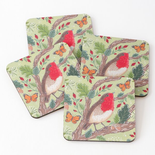 Item preview, Merry Little Robin Redbreast designed and sold by WildWoodPrint.