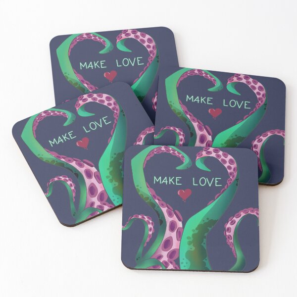 Item preview, Make love Valentine's day - Tentacle edition designed and sold by Geek-Repository.
